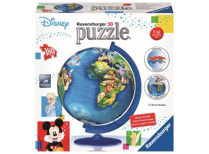Ravensburger 3D Puzzle Disney Globus 180 dílků