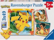 Ravensburger 40620 Pokémon 3 x 49 dílků