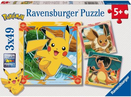 Ravensburger 40620 Pokémon 3 x 49 dílků