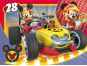 Ravensburger 69002 Disney Puzzle Mickey a závodníci 4x puzzle v boxu 5