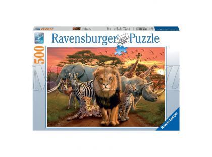 Ravensburger puzzle Afrika 500 dílků