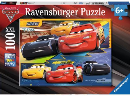 Ravensburger Auta Mířime vpřed puzzle 100 dílků