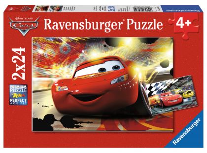 Ravensburger Cars Puzzle Auta v akci 2x24 dílků