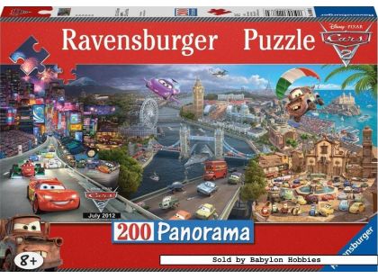 Ravensburger Disney Auta Panorama 200 dílků