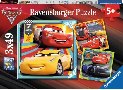 Ravensburger Disney Auta Puzzle 3 motivy 49 dílků