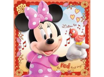 Ravensburger Disney Minnie Mouse 3 in a Box puzzle 25,36,49 dílků