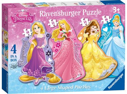 Ravensburger Disney Princezny 4 v 1 tvary puzzle