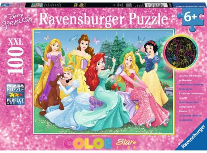 Ravensburger Disney Princezny puzzle 100 dílků svítící