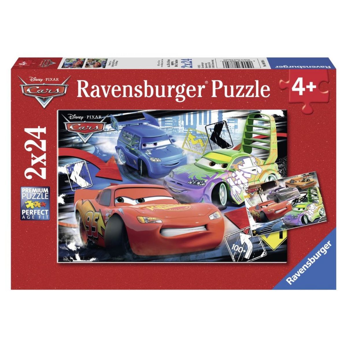 Ravensburger Disney Puzzle Auta McQueen 2x24 dílků