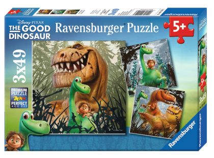 Ravensburger Disney Puzzle Hodný Dinosaurus 3x49 dílků