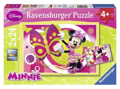 Ravensburger Disney Puzzle Jeden den s Minnie 2x24 dílků