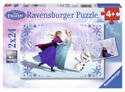 Ravensburger Disney Puzzle Ledové království 2x24 dílků
