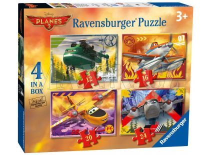 Ravensburger Disney Puzzle Letadla 4x puzzle v boxu