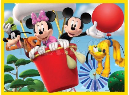 Ravensburger Disney Puzzle Mickeyho Mouse Klubík 4x puzzle v boxu