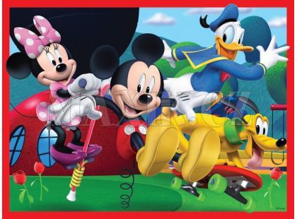 Ravensburger Disney Puzzle Mickeyho Mouse Klubík 4x puzzle v boxu