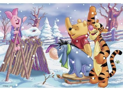 Ravensburger Disney Puzzle Prasátko a jeho přátelé 2x24 dílků