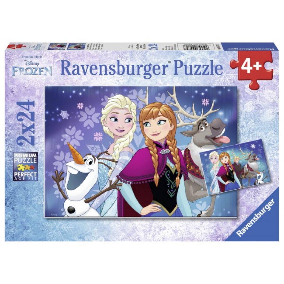 Ravensburger Puzzle Ledové království 2 x 24 dílků