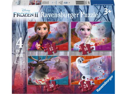 Ravensburger Puzzle 4 v 1 Disney Ledové království 72 dílků