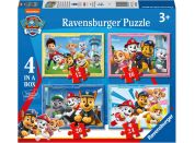 Ravensburger Puzzle Tlapková patrola 4 v 1