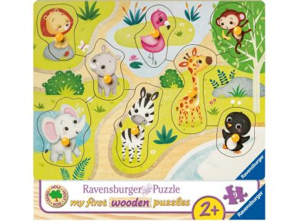 Ravensburger Puzzle 036875 Zoo zvířata 8 dílků