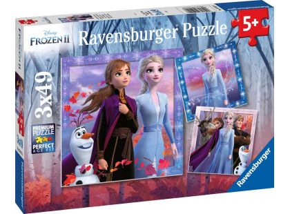 Ravensburger Puzzle Disney Ledové království II. 3 x 49 dílků