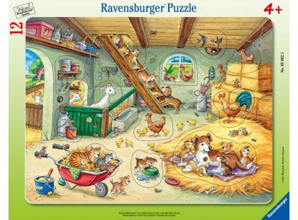 Ravensburger puzzle 050925 Psi a kočky 12 dílků