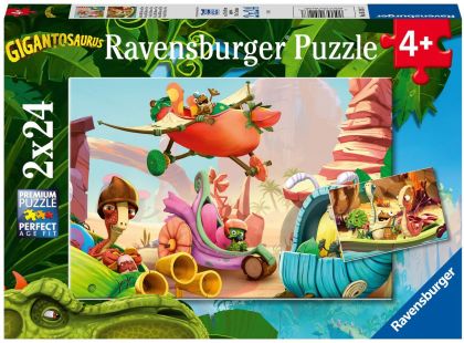 Ravensburger puzzle 051267 Gigantosaurus 2x24 dílků