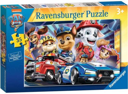 Ravensburger Puzzle Tlapková patrola v autech 35 dílků