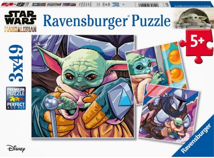 Ravensburger Puzzle Star Wars Mandalorian 3 x 49 dílků