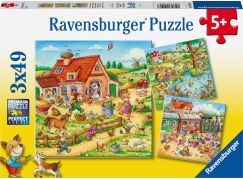 Ravensburger puzzle 052493 Prádzniny na venkově 3x49 dílků