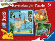 Ravensburger Vypusťte Pokémony 3 x 49 dílků