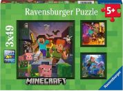 Ravensburger Puzzle Minecraft Biomes 3 x 49 dílků