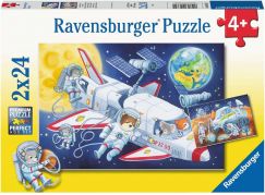 Ravensburger puzzle 056651 Cesta vesmírem 2 x 24 dílků