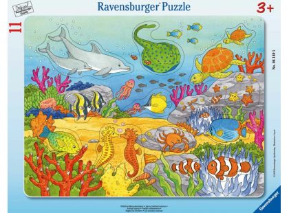 Ravensburger Puzzle 061495 Šťastní mořští obyvatelé 11 dílků