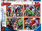 Ravensburger Puzzle Marvel Avengers set 4 x 100 dílků