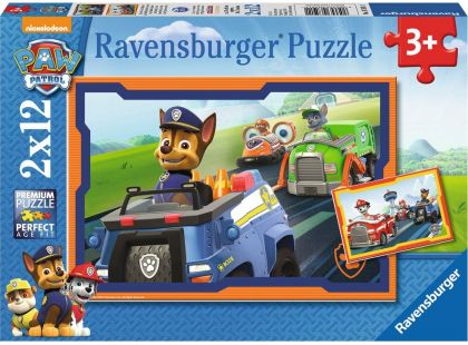 Ravensburger Puzzle Tlapková Patrola v nasazení 2 x 12 dílků