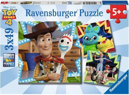Ravensburger puzzle 080670 Disney Toy Story 4 3x49 dílků