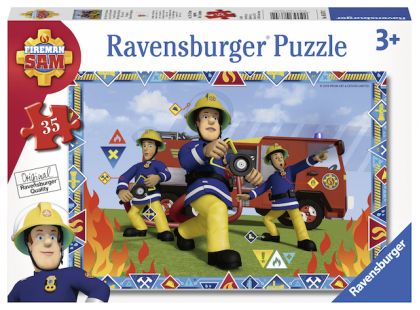 Ravensburger puzzle 086702 Požárník Sam 35 dílků
