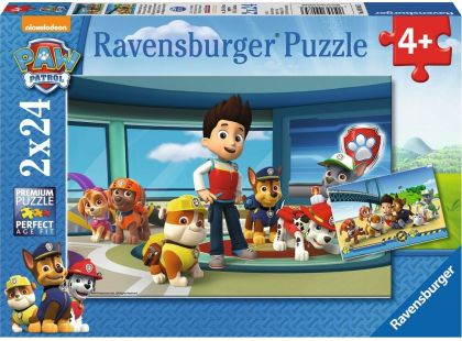 Ravensburger puzzle 090853 Tlapková patrola Dobrý skutek 2x24 dílků