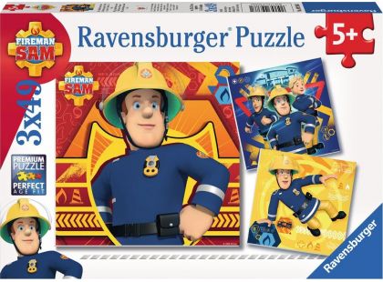 Ravensburger puzzle 093861 Zavolej Sama v nouzi 3x49 dílků