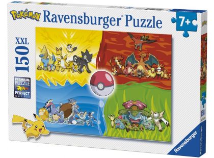 Ravensburger Puzzle Druhy Pokémonů 150 dílků