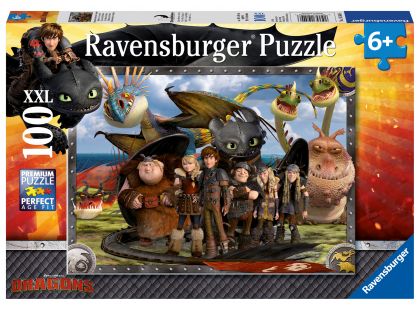 Ravensburger Puzzle Jak vycvičit draka II. 100 dílků