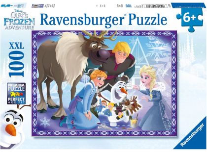 Ravensburger puzzle 107308 Olafovo dobrodružství 100 dílků