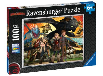 Ravensburger puzzle 109180 Jak vycvičit draka Dračí přátelé 100 dílků