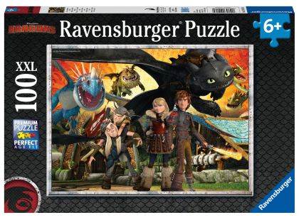 Ravensburger puzzle 109180 Jak vycvičit draka Dračí přátelé 100 dílků