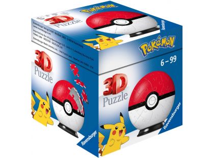 Ravensburger PuzzleBall Pokémon Motiv 1 položka 54 dílků
