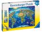 Ravensburger Puzzle Velká mapa světa 200 XXL dílků 2