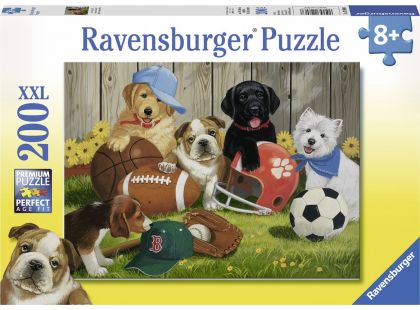 Ravensburger Puzzle Pejsci hrající si s míči 200 XXL dílků