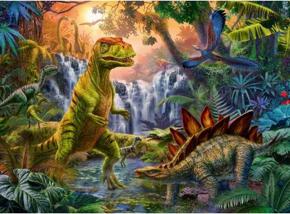 Ravensburger Puzzle V říši dinosaurů 100 XXL dílků