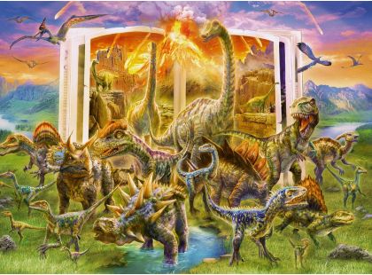 Ravensburger Puzzle Encyklopedie dinosaurů 300 XXL dílků